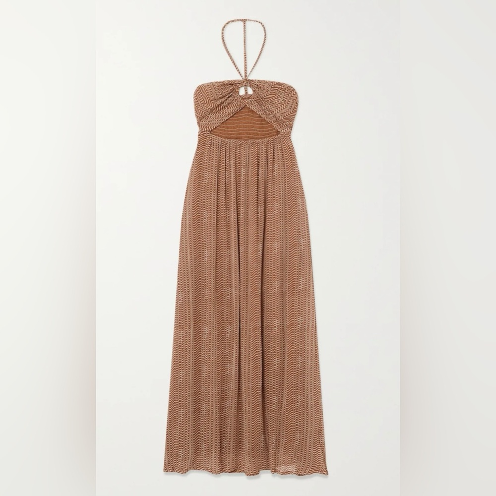 La Costa Maxi Dress Vadella Print - Cocoa US4/AU8/Small!:)